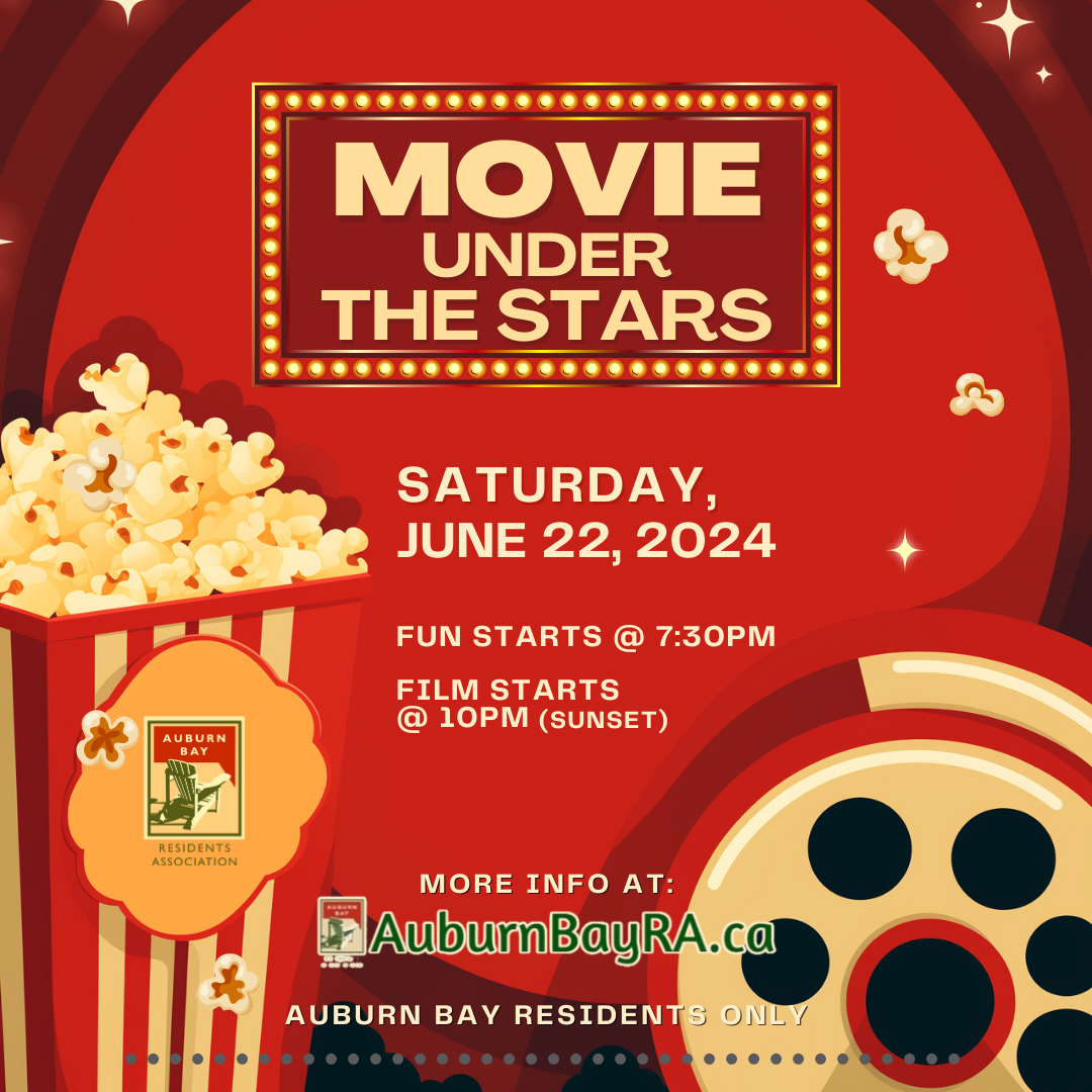 Movie Under the Stars 2024 - Auburn Bay Residents Association